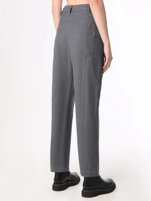 Брюки однотонные BRUNELLO CUCINELLI