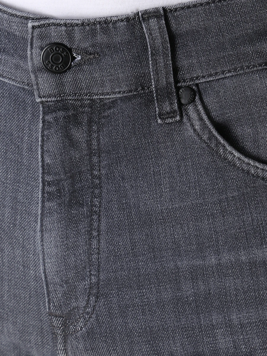 Джинсы Regular Fit хлопковые от BOSS за 13 650 рублей со скидкой 30% ...