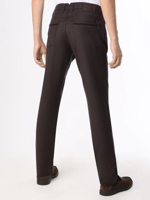 Джинсы Regular Fit шерстяные CANALI