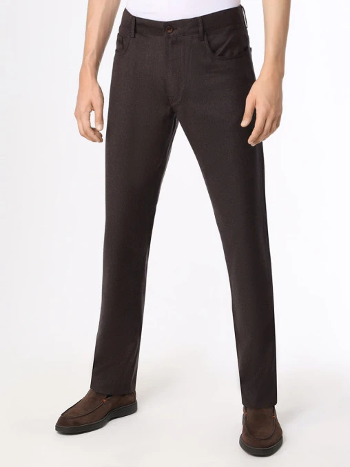 Джинсы Regular Fit шерстяные CANALI