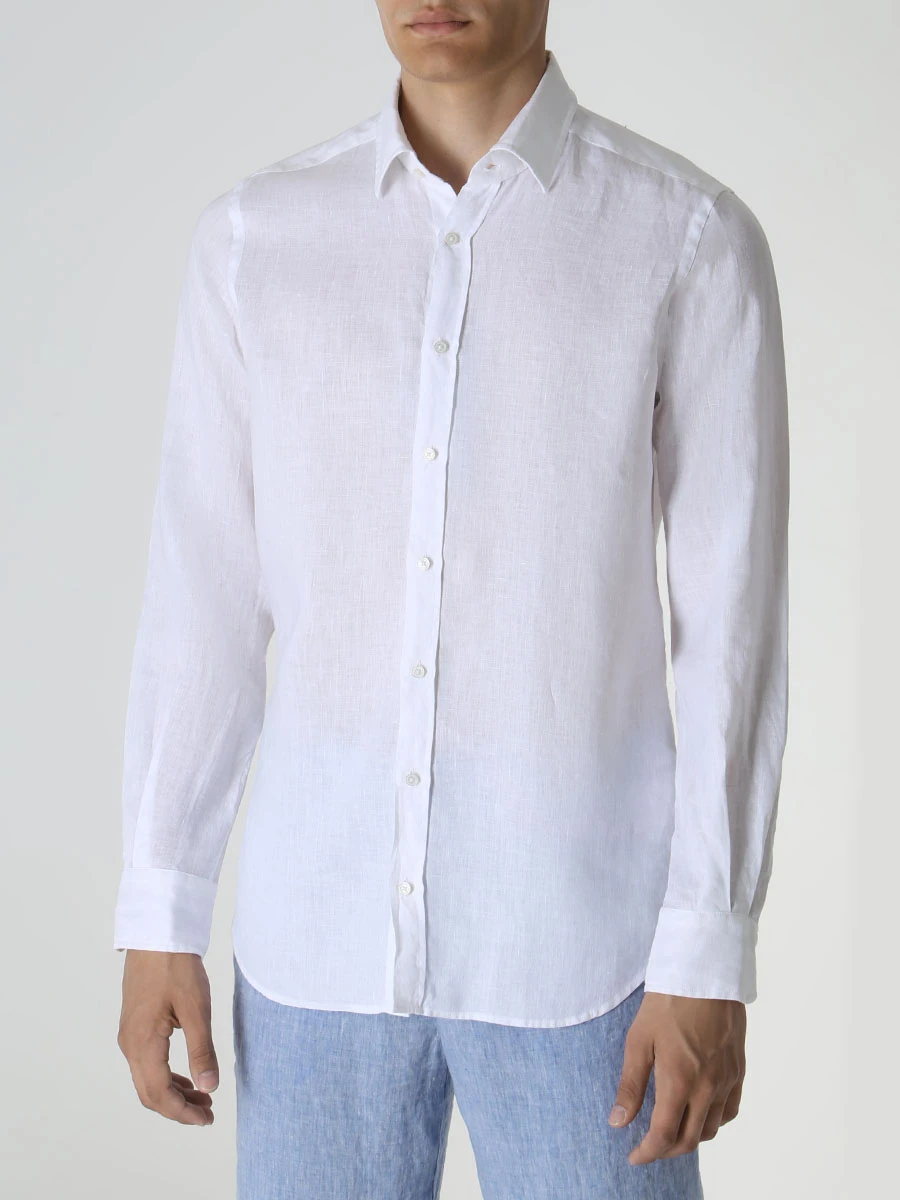 Рубашка Slim Fit льняная