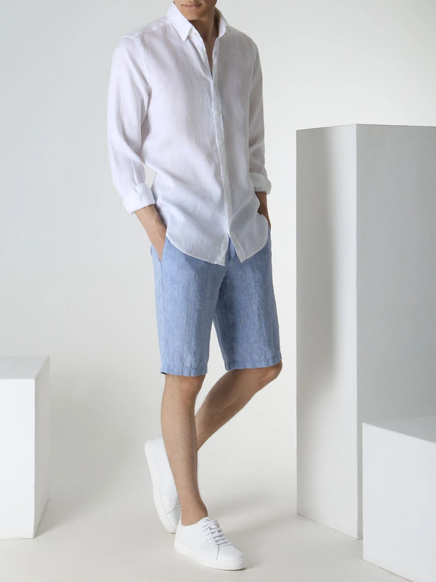 Рубашка Slim Fit льняная