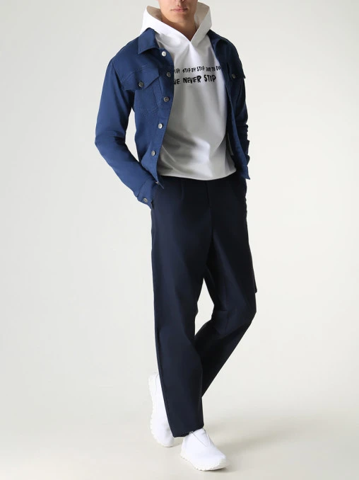 Брюки хлопковые GIORGIO ARMANI