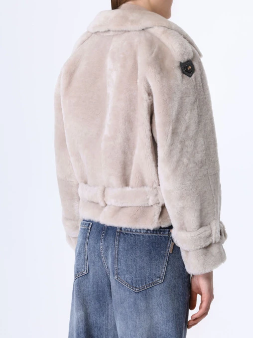 Дубленка из овчины BRUNELLO CUCINELLI