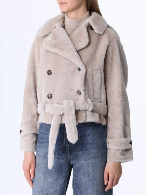 Дубленка из овчины BRUNELLO CUCINELLI