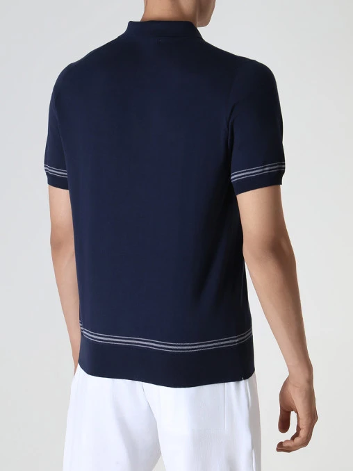 Поло хлопковое FIORONI CASHMERE