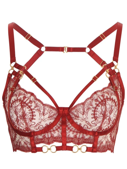 Бюстгальтер кружевной Cymatic Bodice Bra BORDELLE