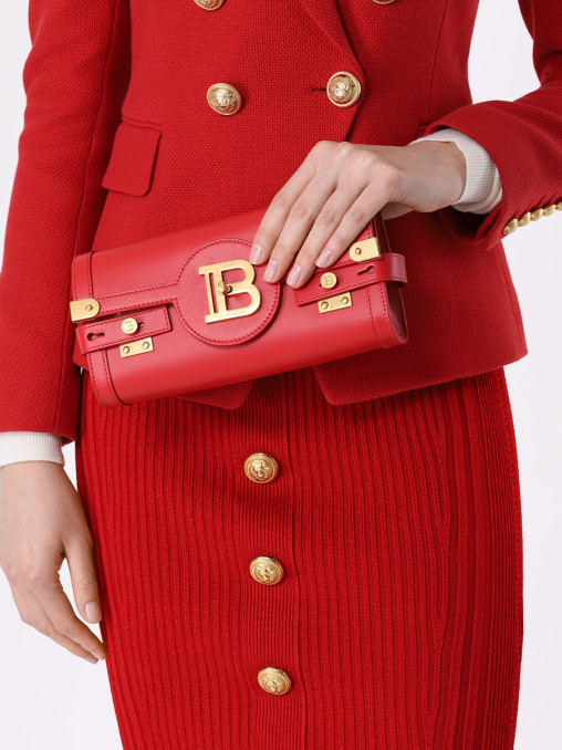 Клатч кожаный BALMAIN