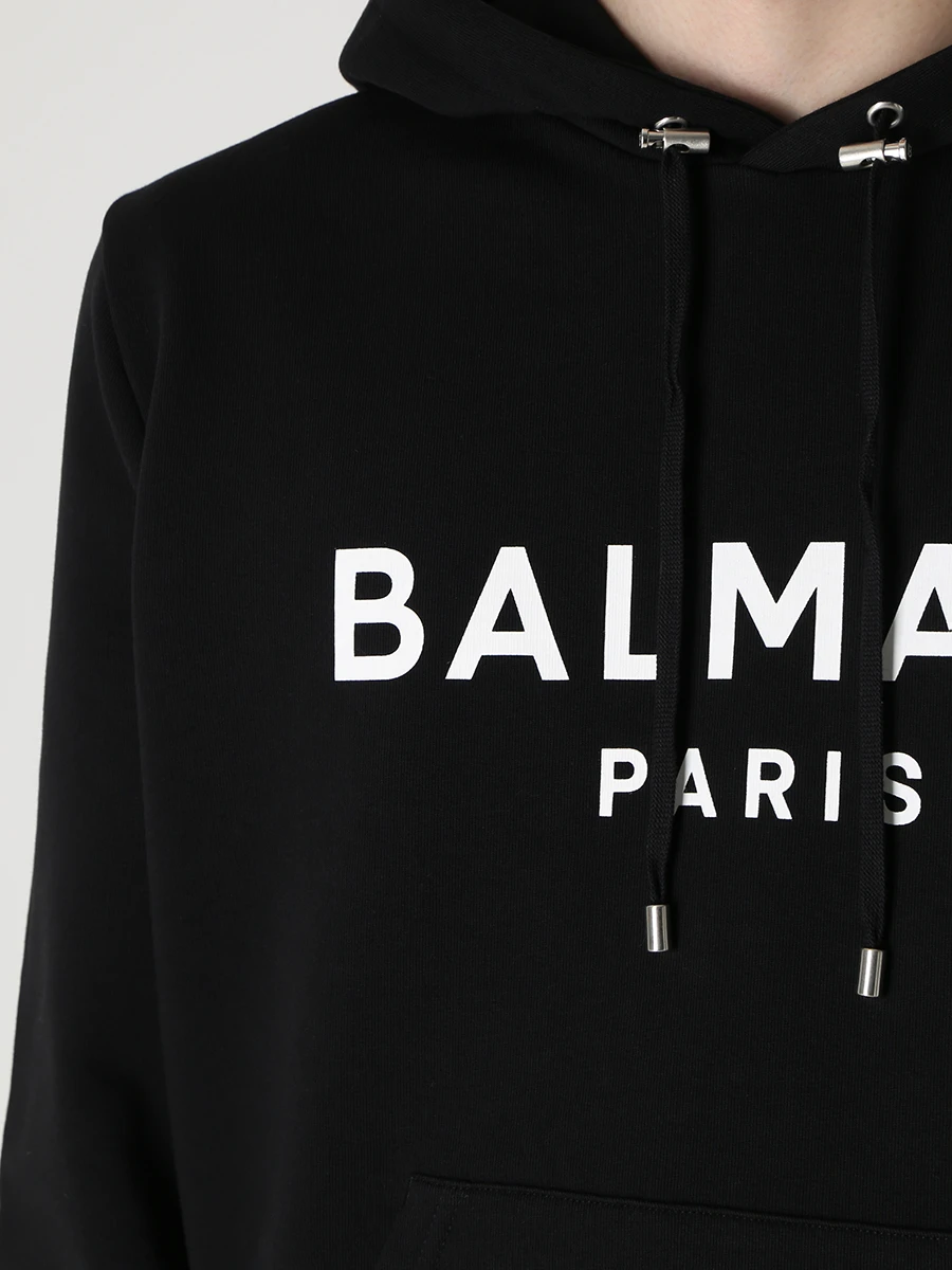 Худи хлопковое с принтом