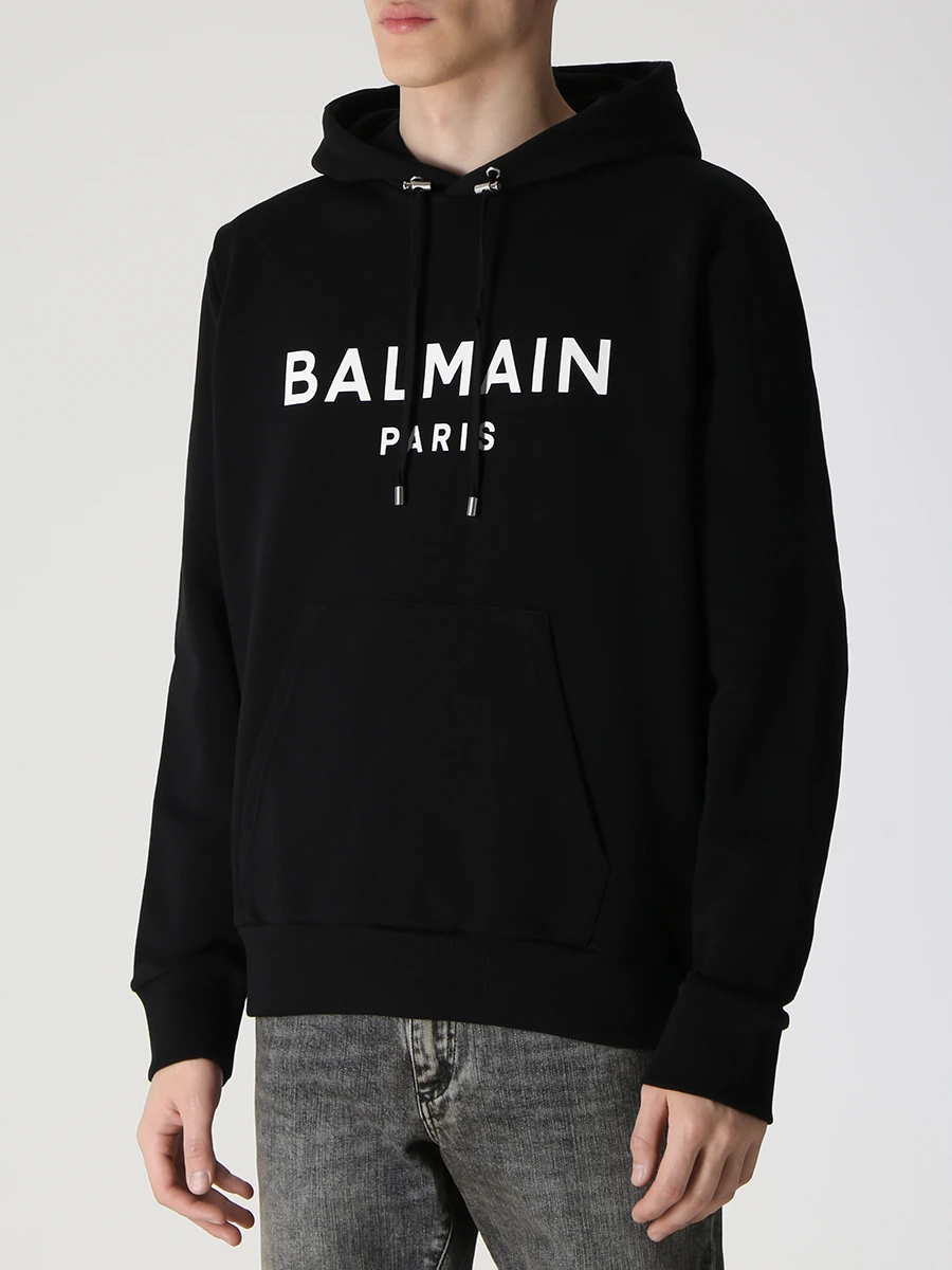 Худи хлопковое с принтом