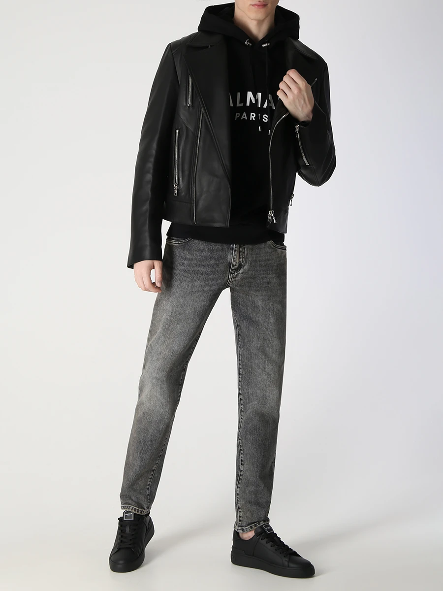 Худи хлопковое с принтом