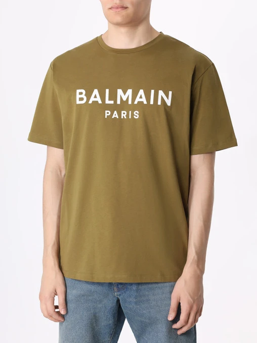 Футболка хлопковая BALMAIN