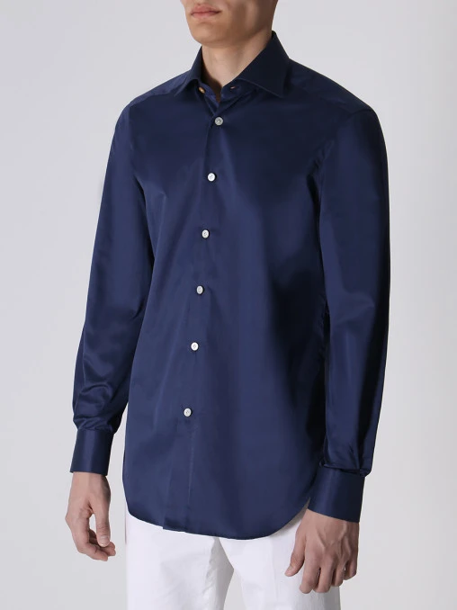 Рубашка Slim Fit хлопковая KITON