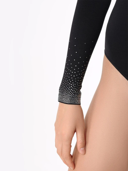 Боди-стринг со стразами WOLFORD