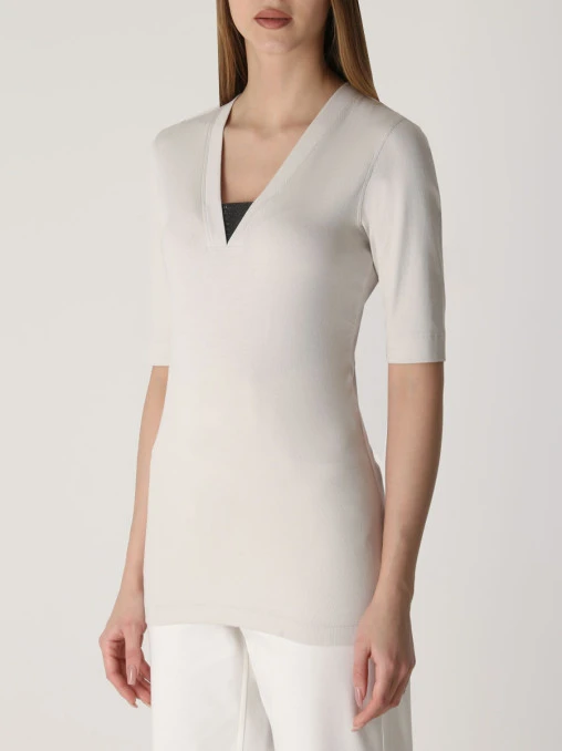 Футболка хлопковая BRUNELLO CUCINELLI