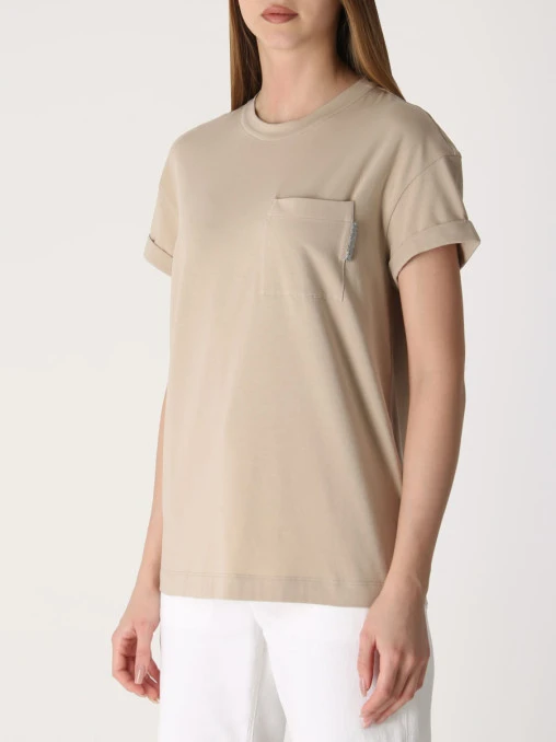 Футболка хлопковая BRUNELLO CUCINELLI