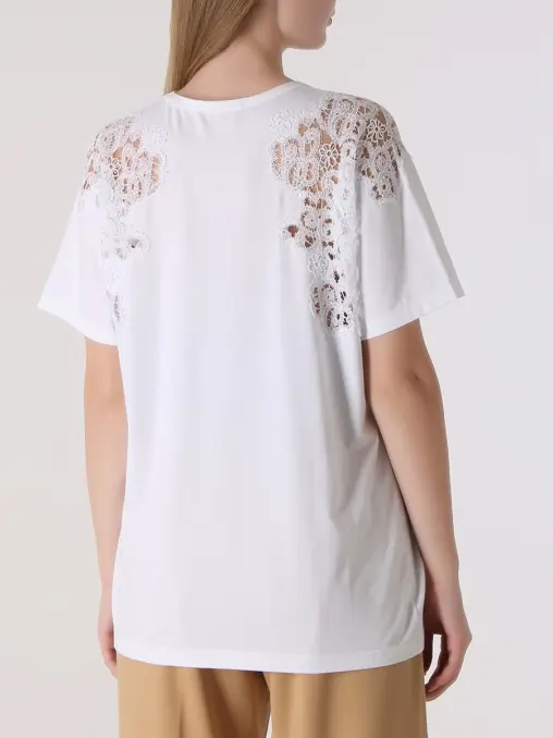 Футболка хлопковая ERMANNO SCERVINO
