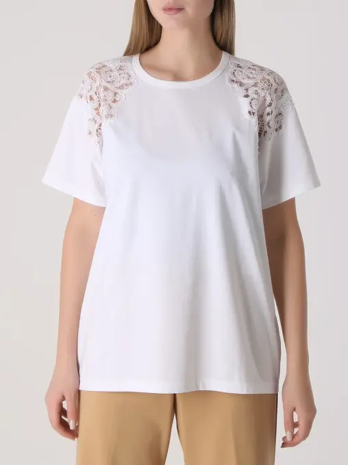 Футболка хлопковая ERMANNO SCERVINO