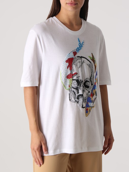 Футболка хлопковая ALEXANDER MCQUEEN