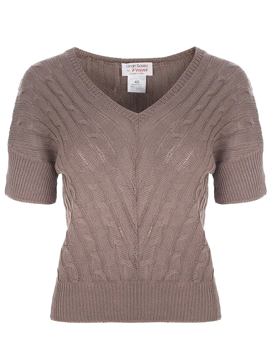 Пуловер льняной