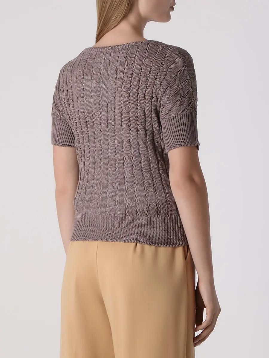 Пуловер льняной