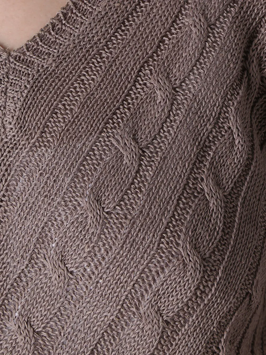 Пуловер льняной