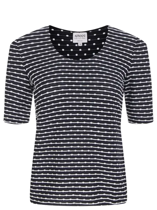 Джемпер с принтом ARMANI COLLEZIONI