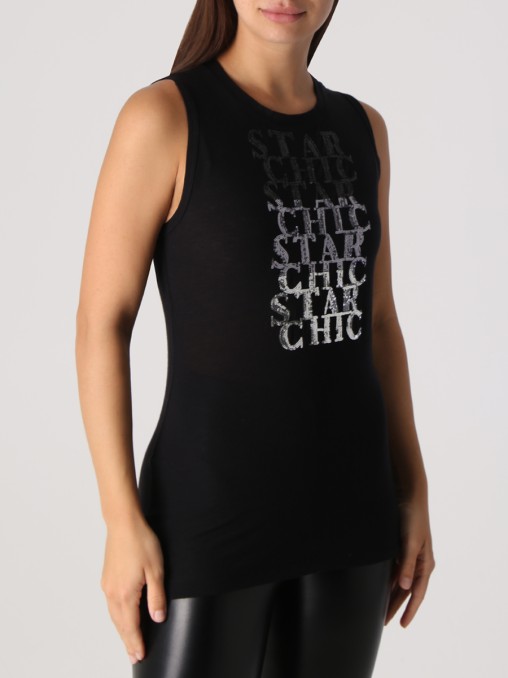 Майка хлопковая STAR CHIC