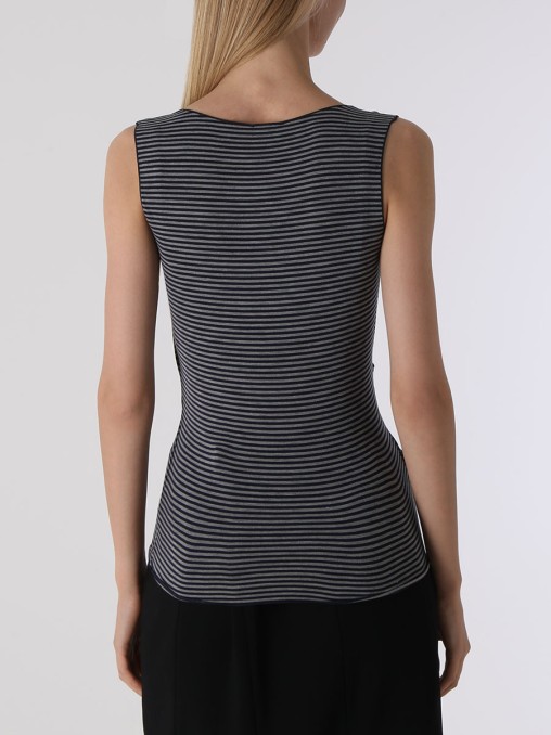 Топ в полоску ARMANI COLLEZIONI