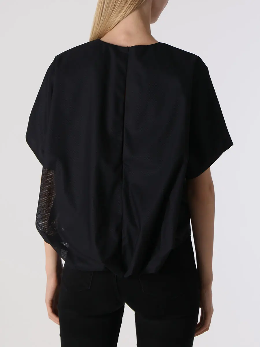 Блуза однотонная