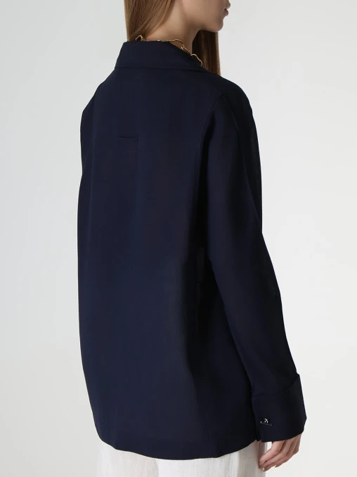 Блуза из вискозы JACQUEMUS
