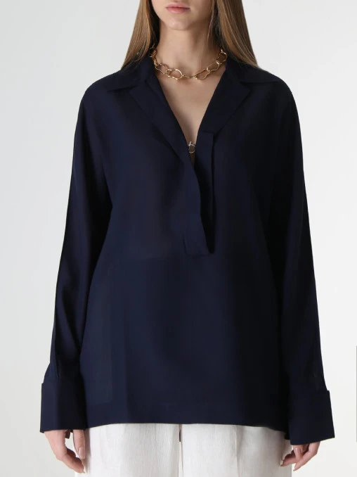 Блуза из вискозы JACQUEMUS