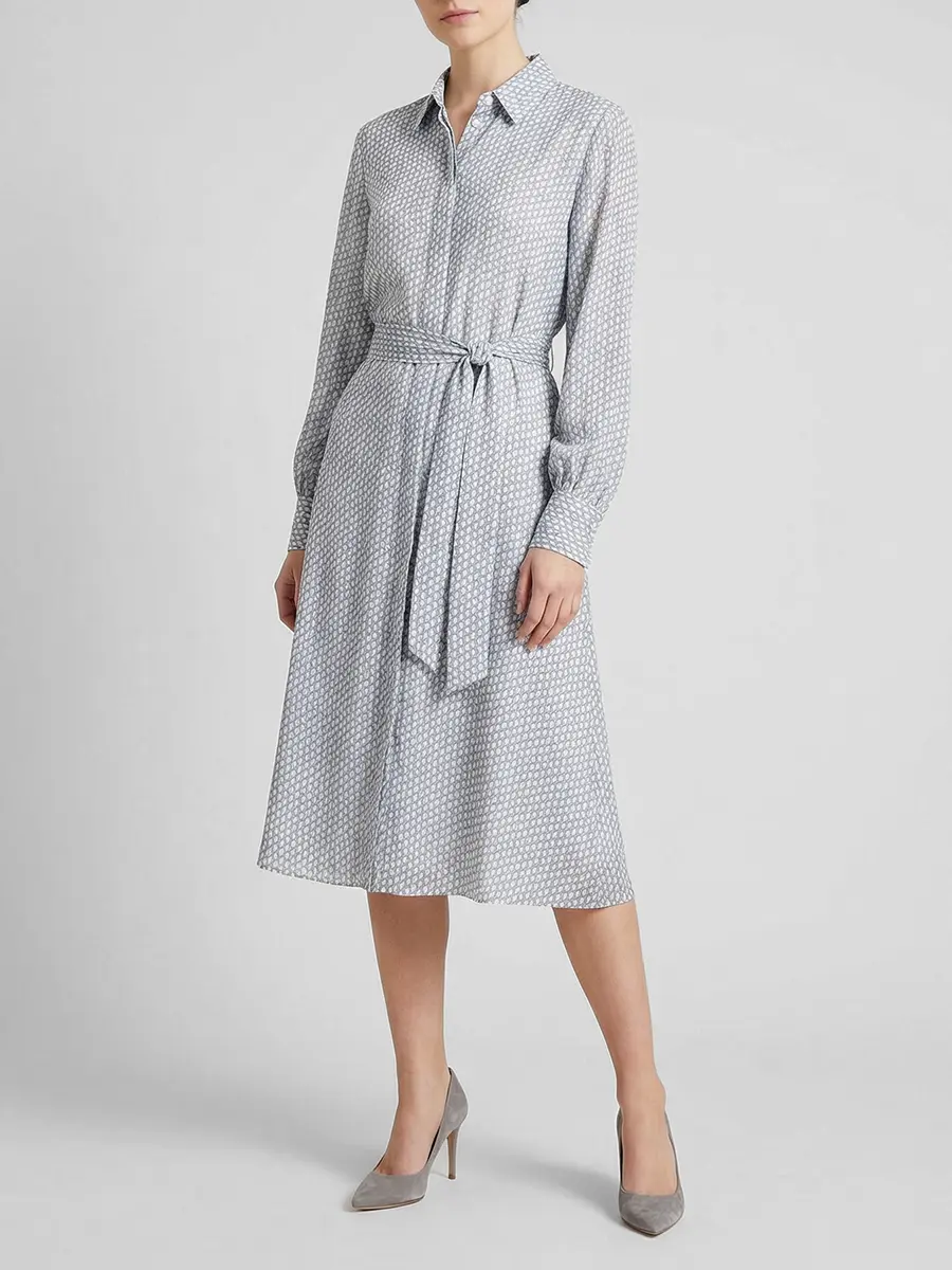 Платье шелковое