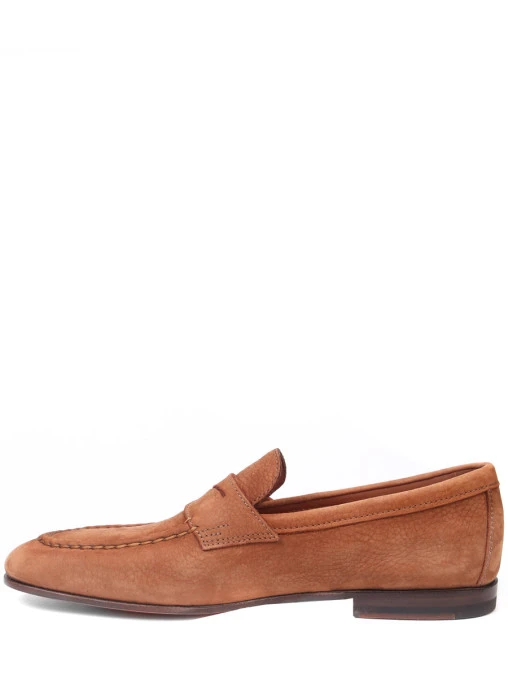 Лоферы из нубука SANTONI