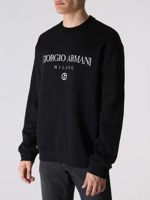 Толстовка с логотипом GIORGIO ARMANI