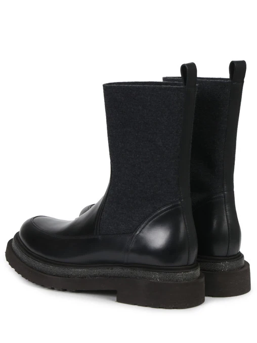 Ботинки комбинированные BRUNELLO CUCINELLI