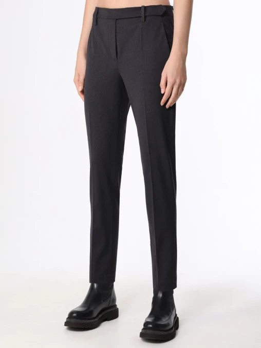 Брюки шерстяные BRUNELLO CUCINELLI