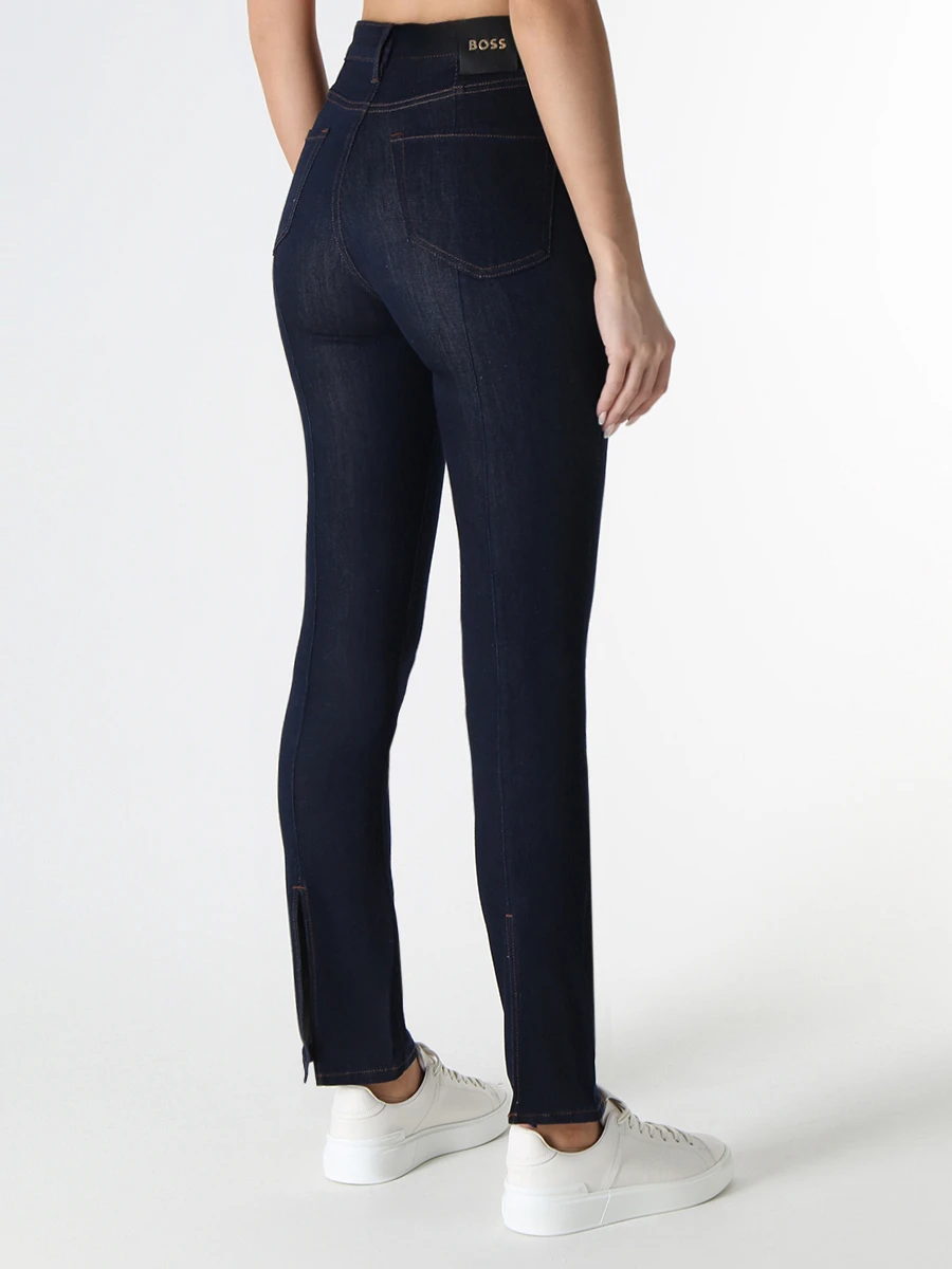 Джинсы-клеш из лиоцелла и хлопка