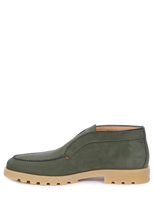 Лоферы из нубука SANTONI