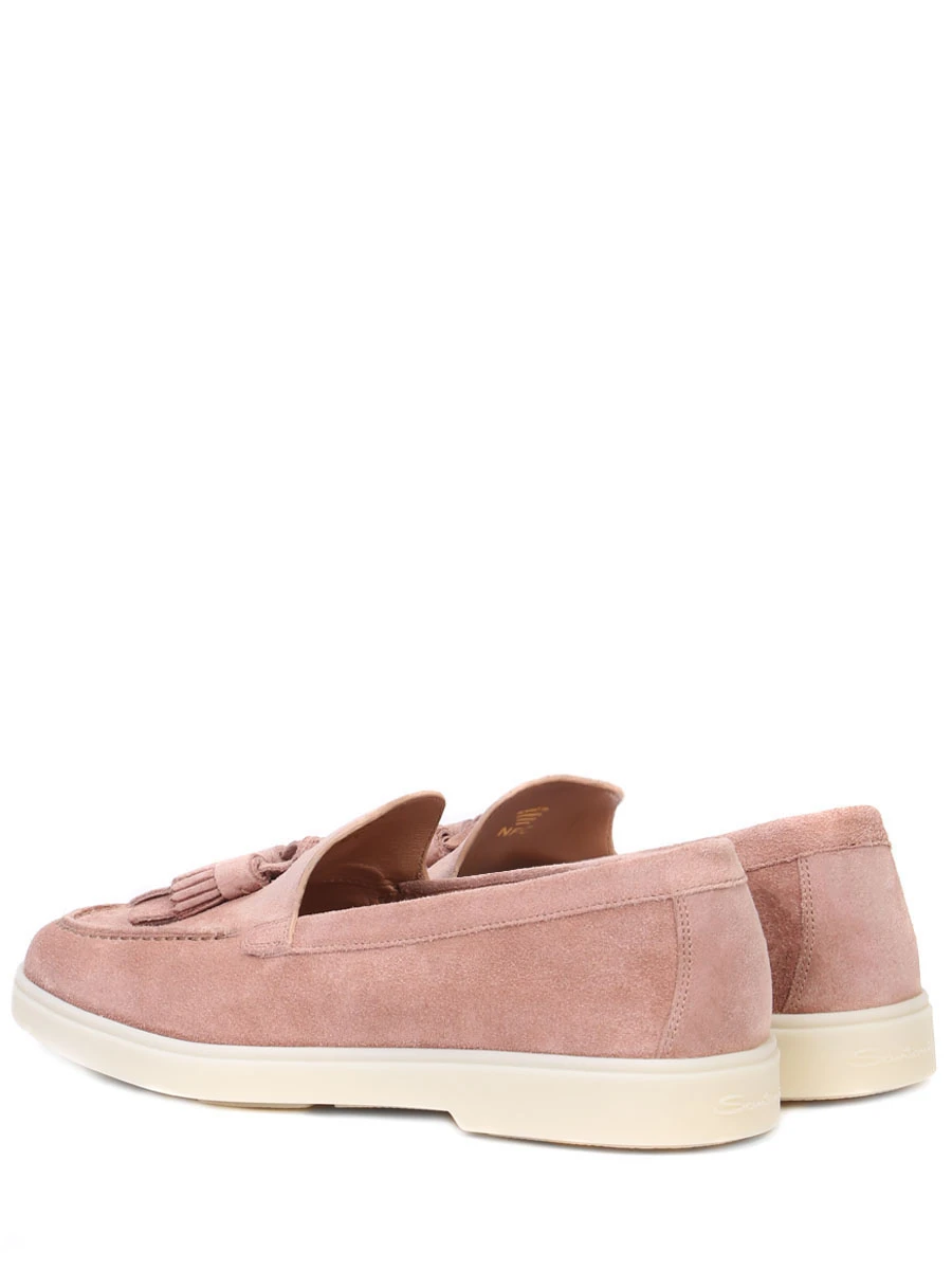 Лоферы замшевые