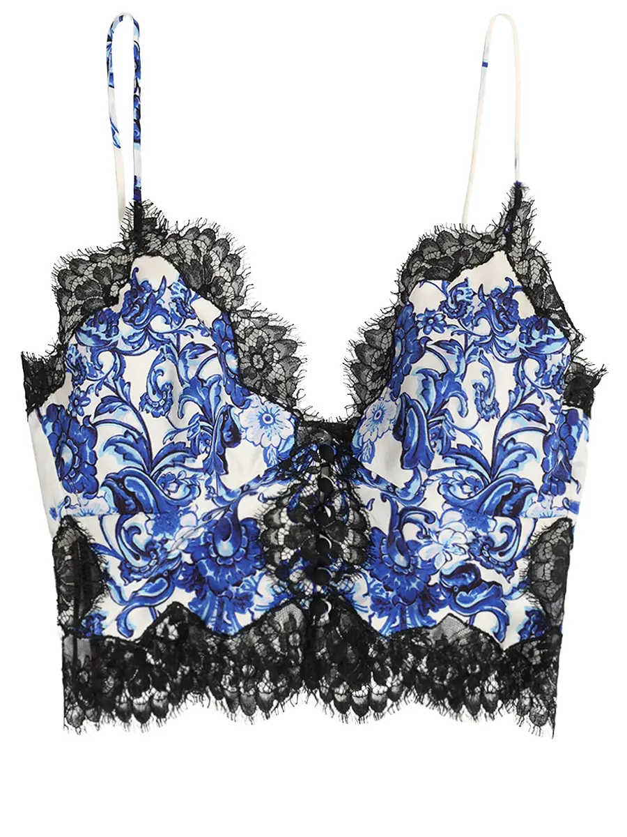 Топ шелковый