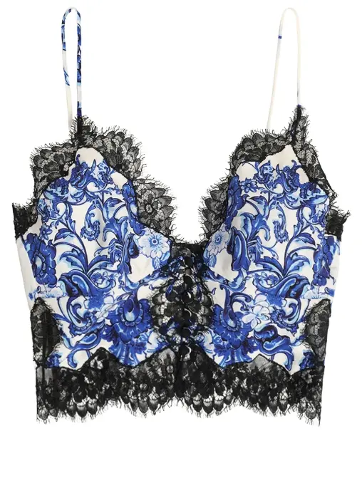 Топ шелковый ROBERTO CAVALLI