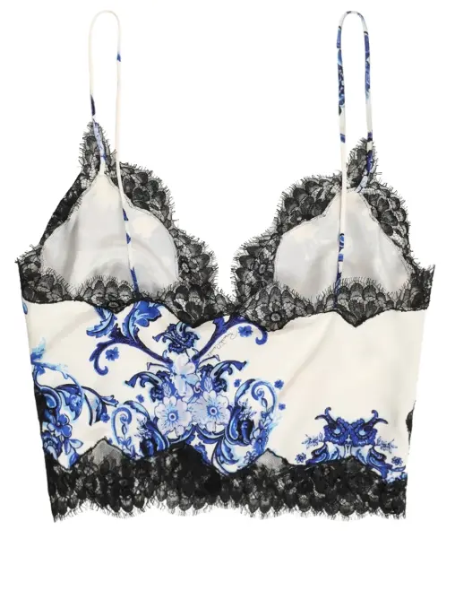 Топ шелковый ROBERTO CAVALLI