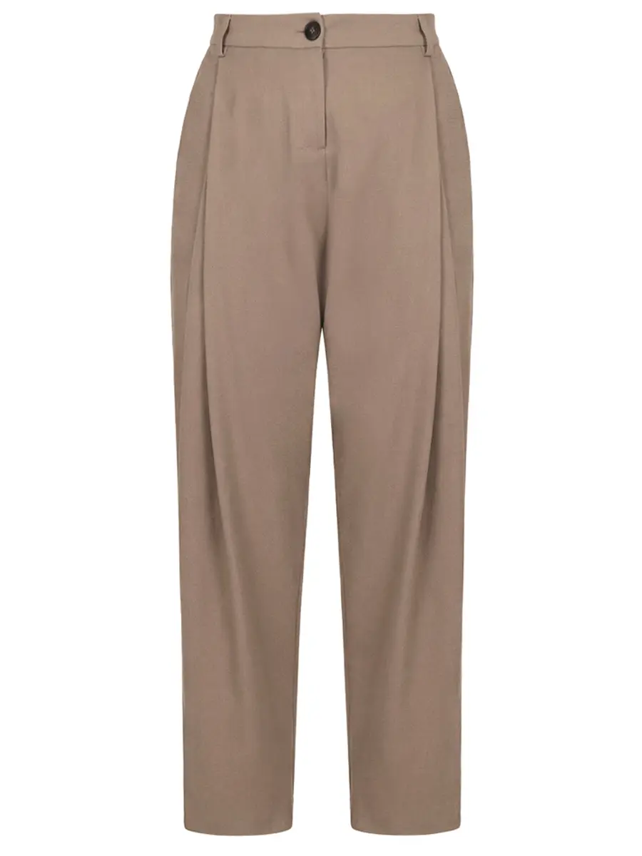 Брюки из хлопка и вискозы