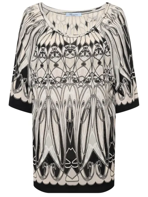 Туника из вискозы BLUMARINE