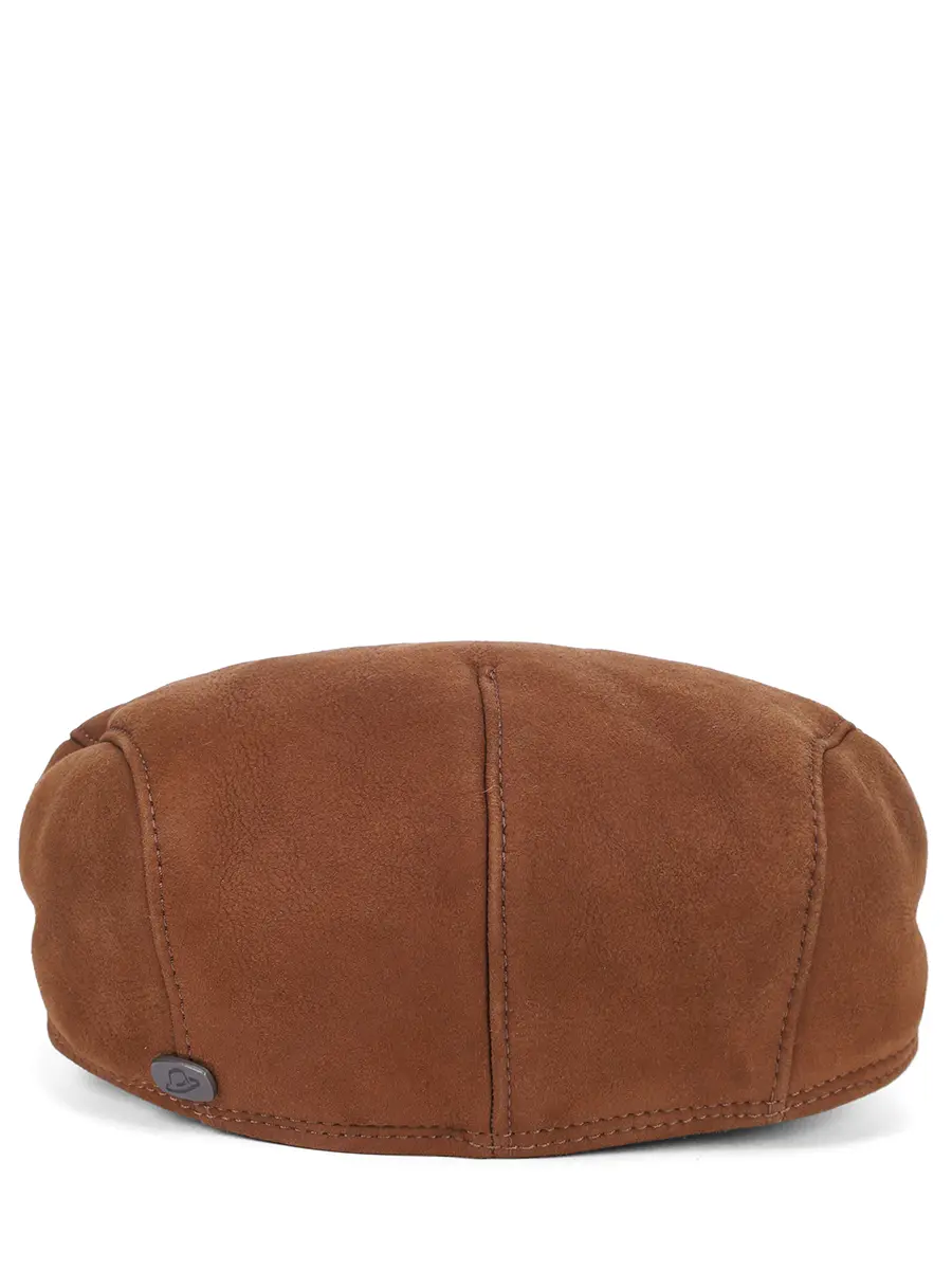 Кепка кожаная на меху