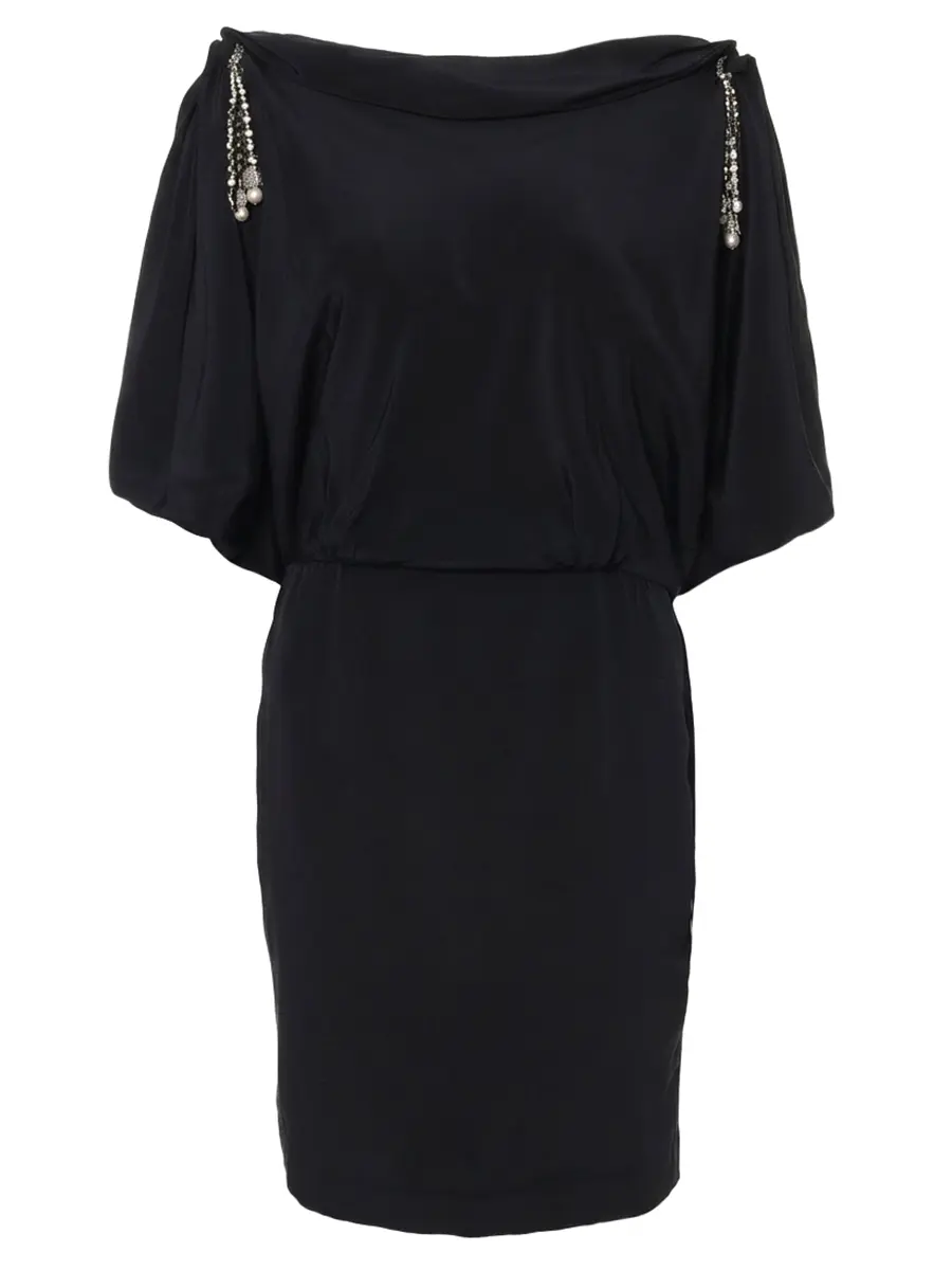 Платье шелковое