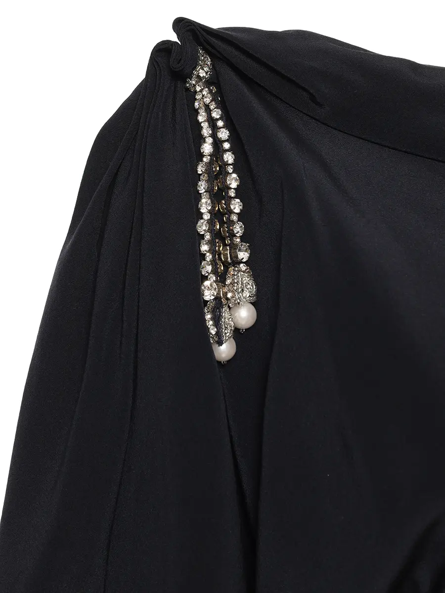 Платье шелковое