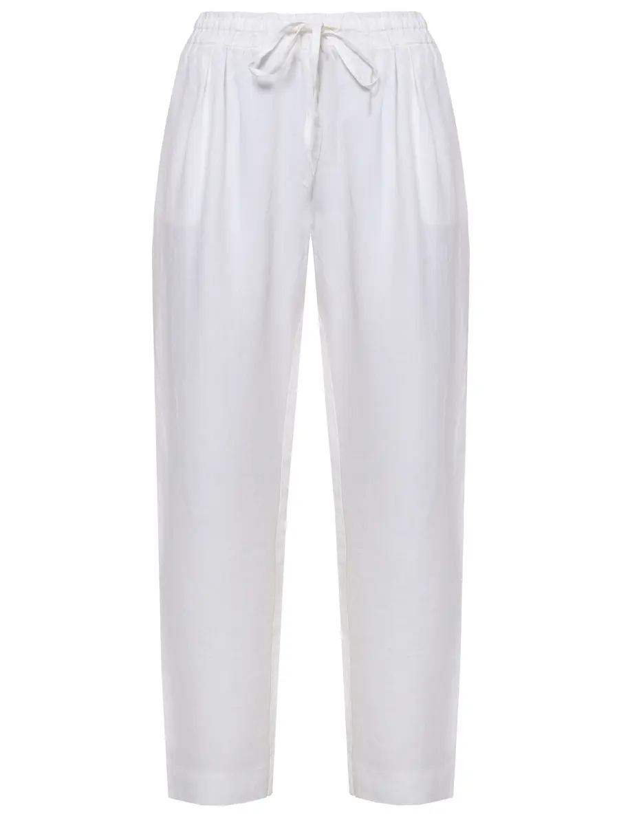 Брюки льняные