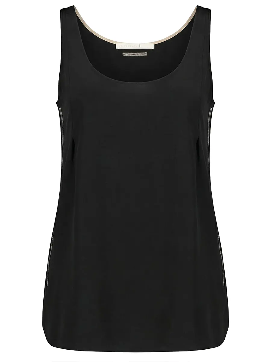 Топ шелковый